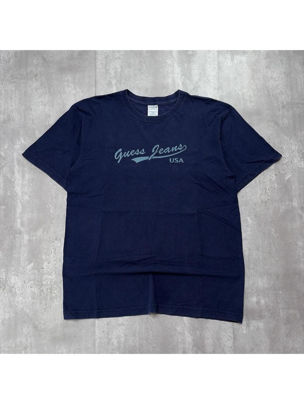 Vintage 90’s Navy Guess Jeans Grunge Skater T-Shirt